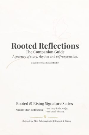 Turn your reflections into results with Rooted Reflections: The Companion Guide by Cleo Schoenfelder. A guided planner that blends soul, strategy, and simplicity.